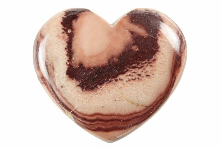 Polished Rolling Hills Dolomite Heart - Mexico #341957